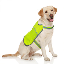 Load image into Gallery viewer, Dog wearing a bright green safety vest