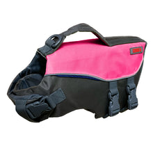 Load image into Gallery viewer, Pink life preserver vest for dogs

