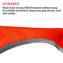 Load image into Gallery viewer, Close up of a dog safety vest showcasing its durability
